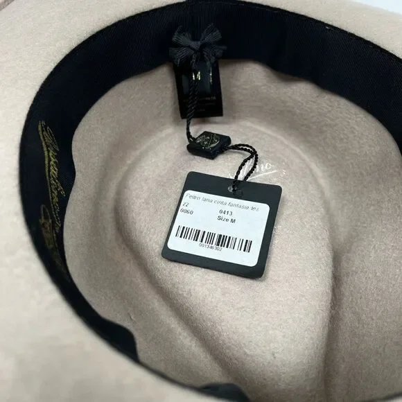 Elegant Beige Fedora Hat